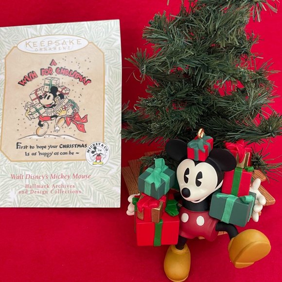 Mickey Mouse Hallmark Ornament Set - Picture 7 of 16